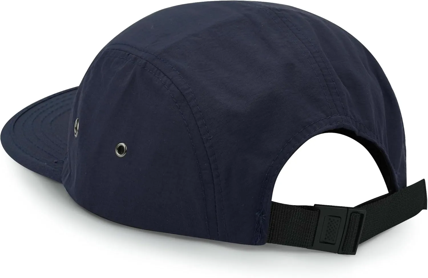 Clakllie Waterproof 5 Panel Hat for Men Quick Dry Flat Brim Baseball Cap Embroidered Trucker Hats for Running Camp Hiking Hat