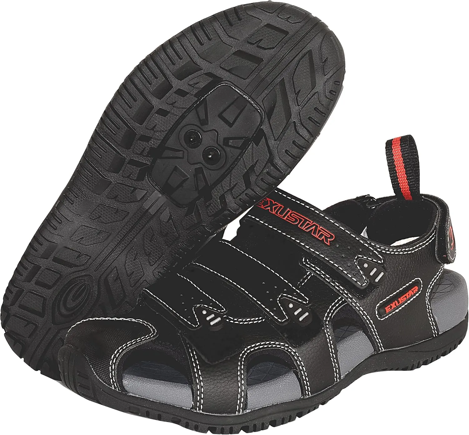 Clipless Sandal for Cycling with Open Toe Design