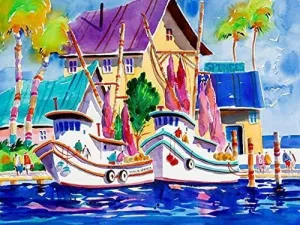 Coastal Fishing Boat Beach Puzzles for Adults 1000 Pieces Seaside Jigsaw Puzzle Challenging Educational Fun Family Activities Games Toys Gifts for Home Decor
