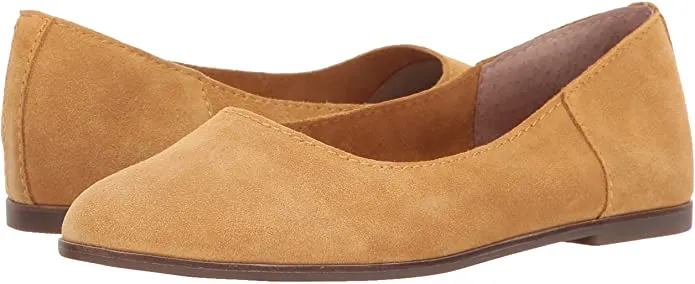 Comfort Brand Golden Pointed Root Ballet Flat Shoes Leather Best-priced Lucky Quick resolution Toe Calandra
