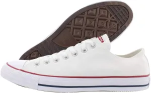 Converse Chuck Taylor All Star Ox Shoe Size 13 Women/11 Men, Color: White Canvas/White