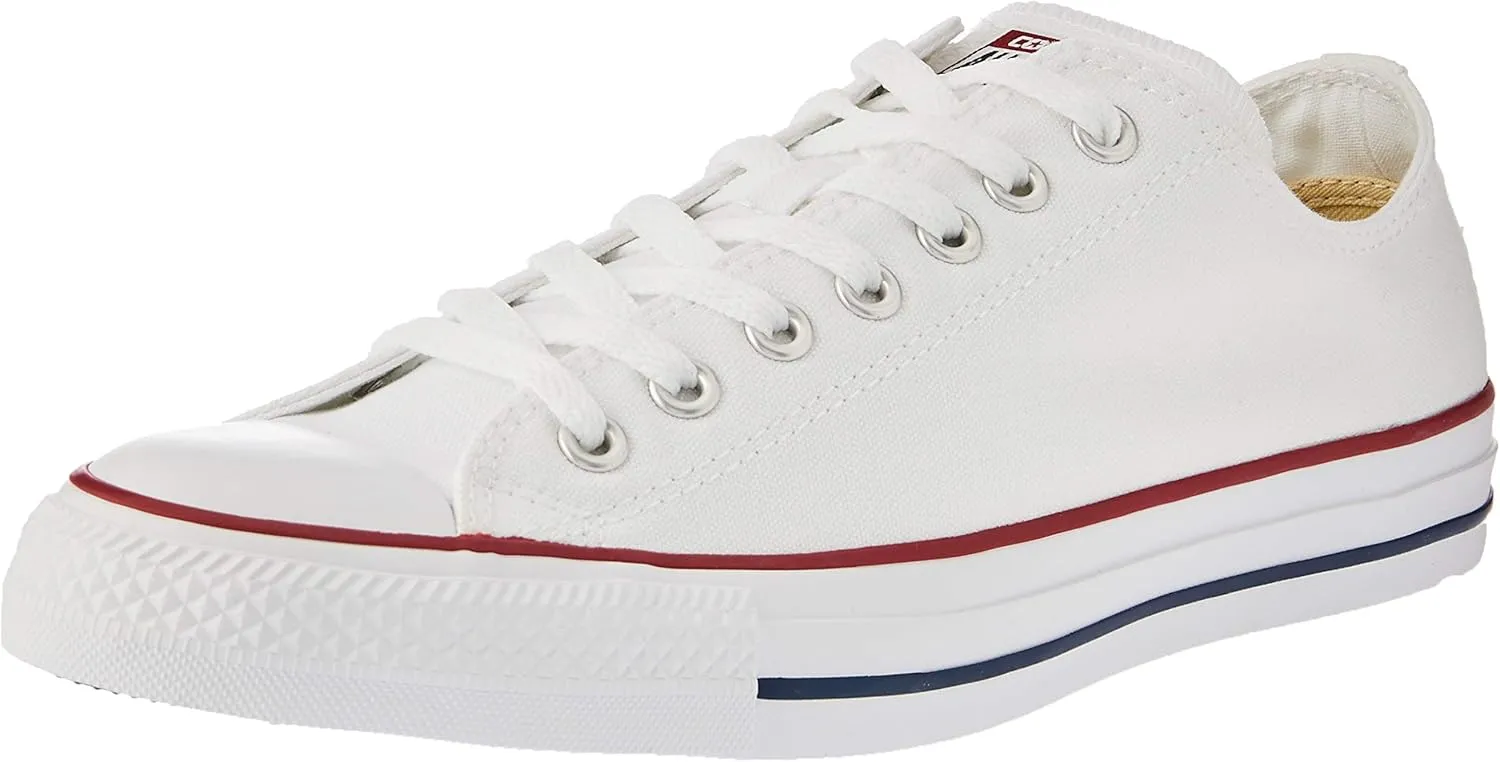 Converse Unisex Chuck Taylor All Star Low Top Shoe (6.5 M US Women / 4.5 M US Men, Optical White)