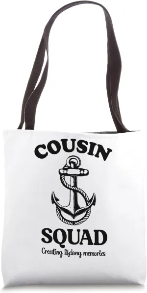 Cousin Squad 2024 Creating lifelong memories Matching Group Tote Bag