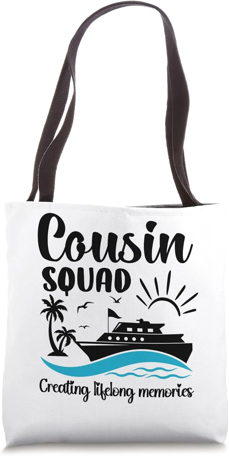 Cousin Squad 2024 Creating lifelong memories Matching Group Tote Bag