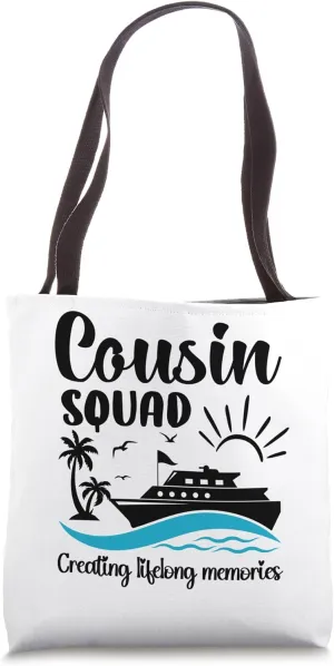 Cousin Squad 2024 Creating lifelong memories Matching Group Tote Bag