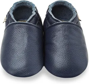 Crib shoes baby moccasins for boys girls toddler soft leather baby walking shoes slippers