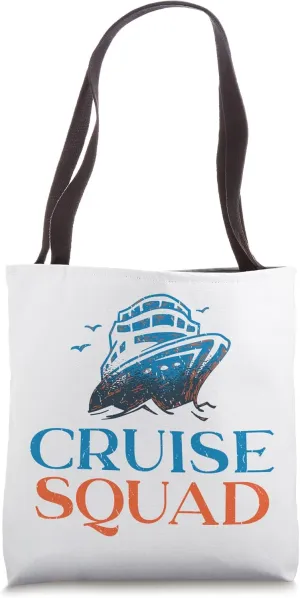 Cruise Squad Boat Captain Sailors Tote Bag