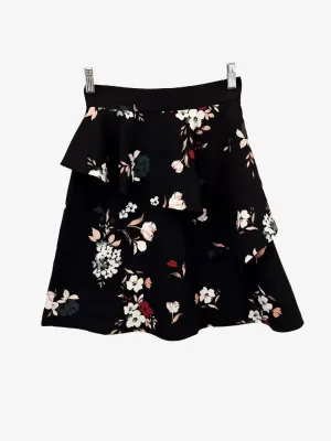 Cue Soft Ruffled Floral Skirt Size 6