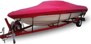 Custom Fitted 7oz 100% Polyester Boat Cover Compatible for a 1994-1994 Sea Ray 180 Closed Bow in Solution Dyed Canvas. Made on Demand