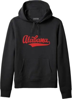 Daxton Adult Unisex Pullover USA Cities State Script Hoodie Fleece Sweatshirt