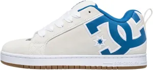 DC Shoes Men's Court Graffik Trainers, Off White Grey, 9 Men