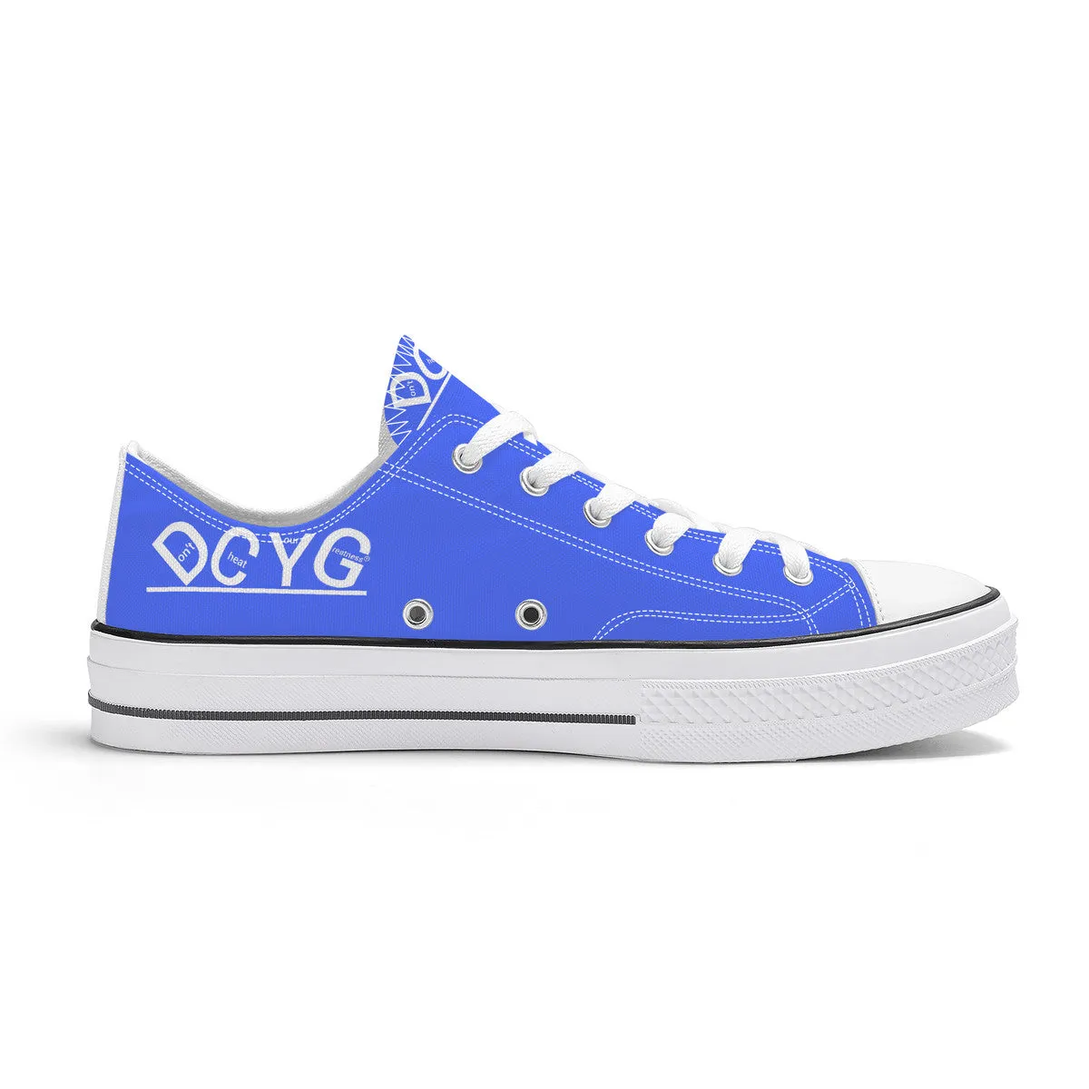 DCYG Xclusive Unisex Classic Low Top Canvas Shoes - White