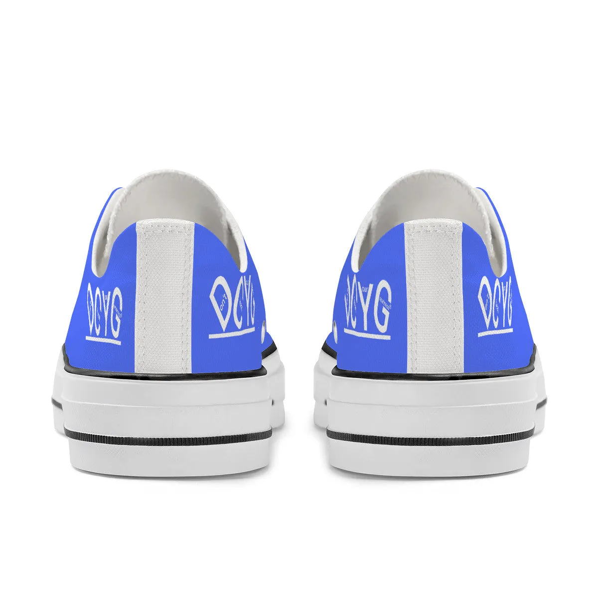 DCYG Xclusive Unisex Classic Low Top Canvas Shoes - White