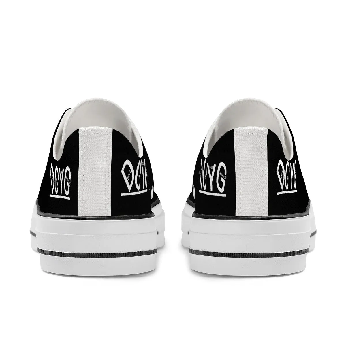 DCYG Xclusive Unisex Classic Low Top Canvas Shoes - White