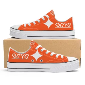 DCYG Xclusive Unisex Classic Low Top Canvas Shoes - White