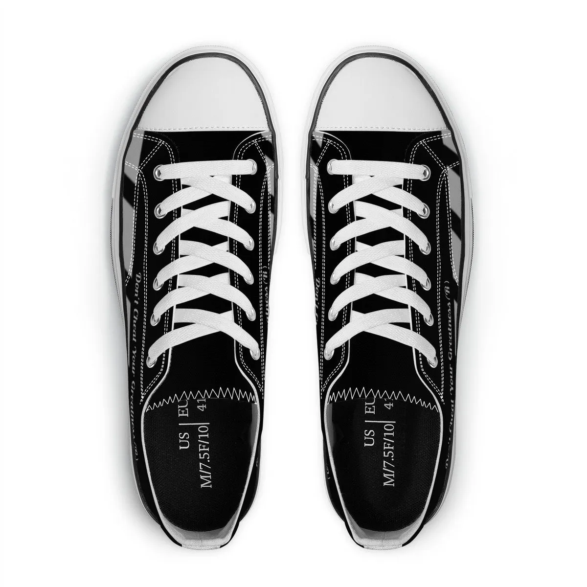 DCYG Xclusive Unisex Classic Low Top Canvas Shoes - White