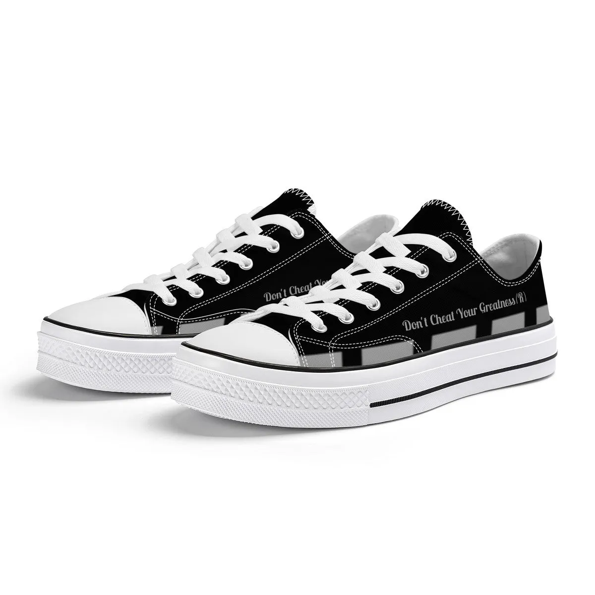 DCYG Xclusive Unisex Classic Low Top Canvas Shoes - White