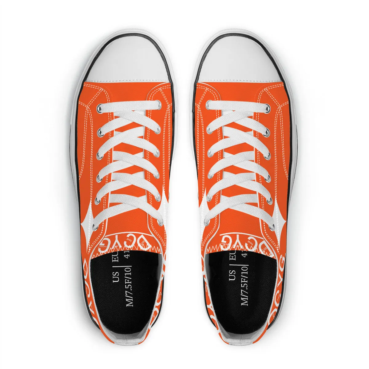 DCYG Xclusive Unisex Classic Low Top Canvas Shoes - White