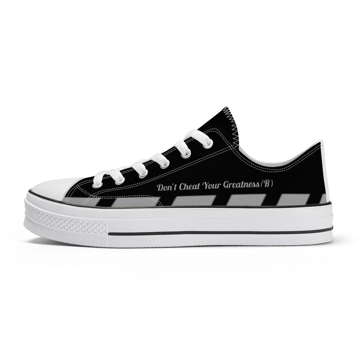DCYG Xclusive Unisex Classic Low Top Canvas Shoes - White