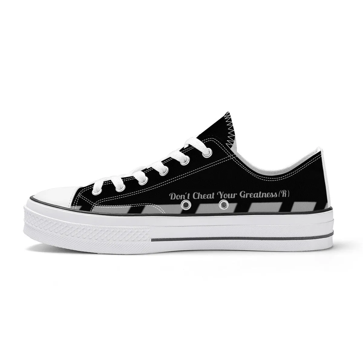 DCYG Xclusive Unisex Classic Low Top Canvas Shoes - White