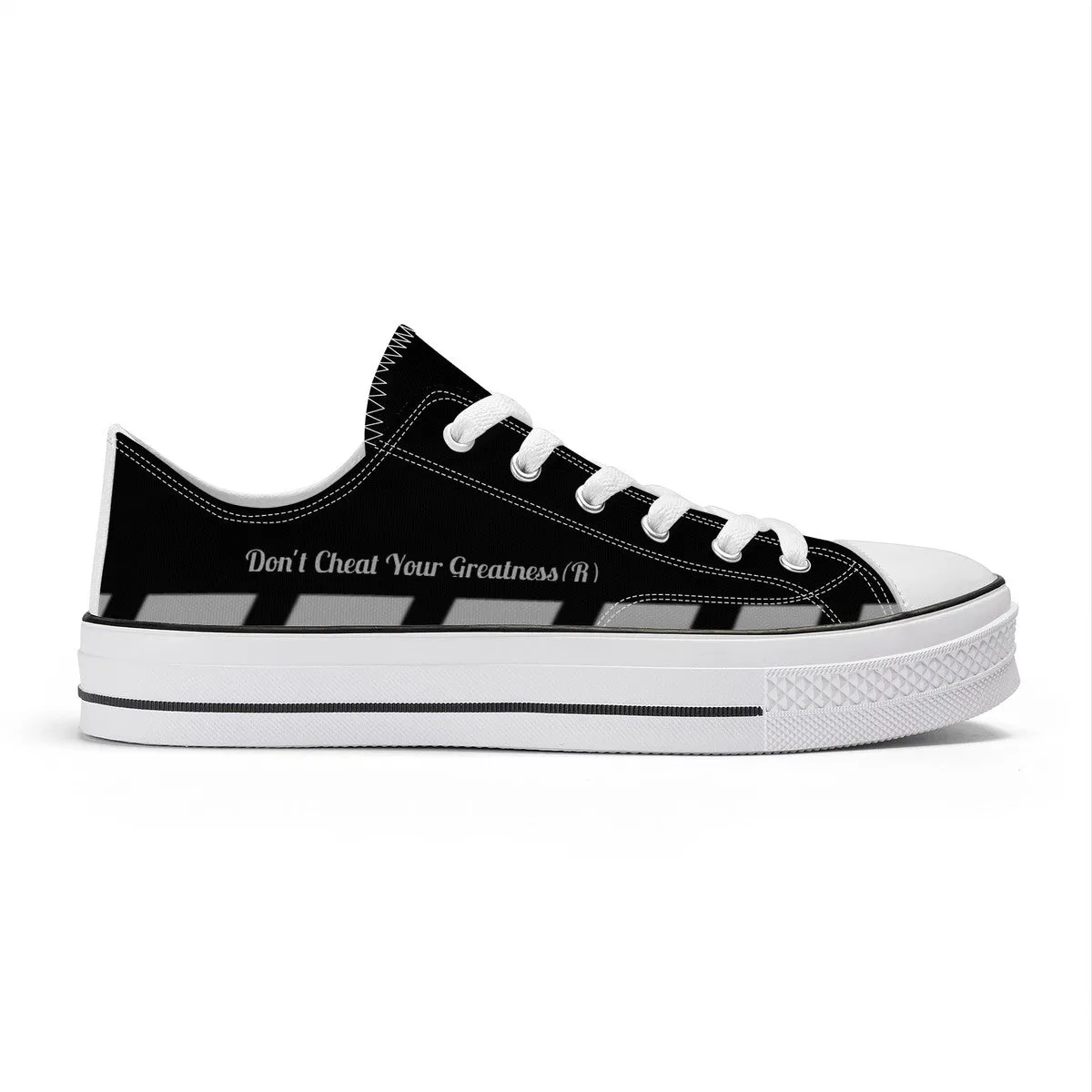 DCYG Xclusive Unisex Classic Low Top Canvas Shoes - White