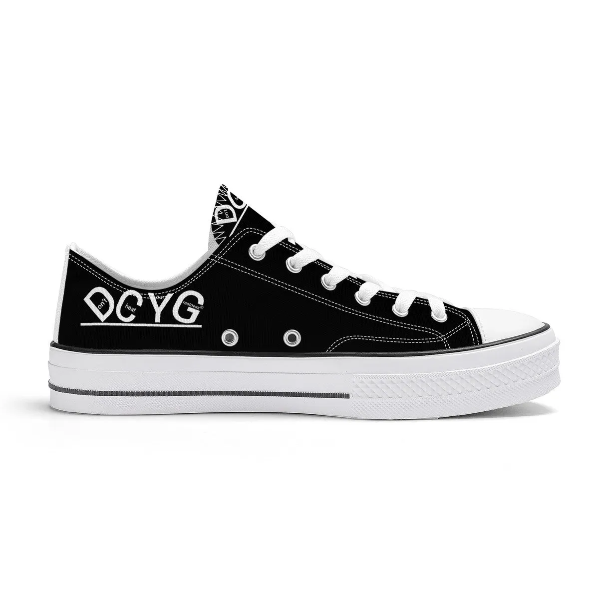 DCYG Xclusive Unisex Classic Low Top Canvas Shoes - White