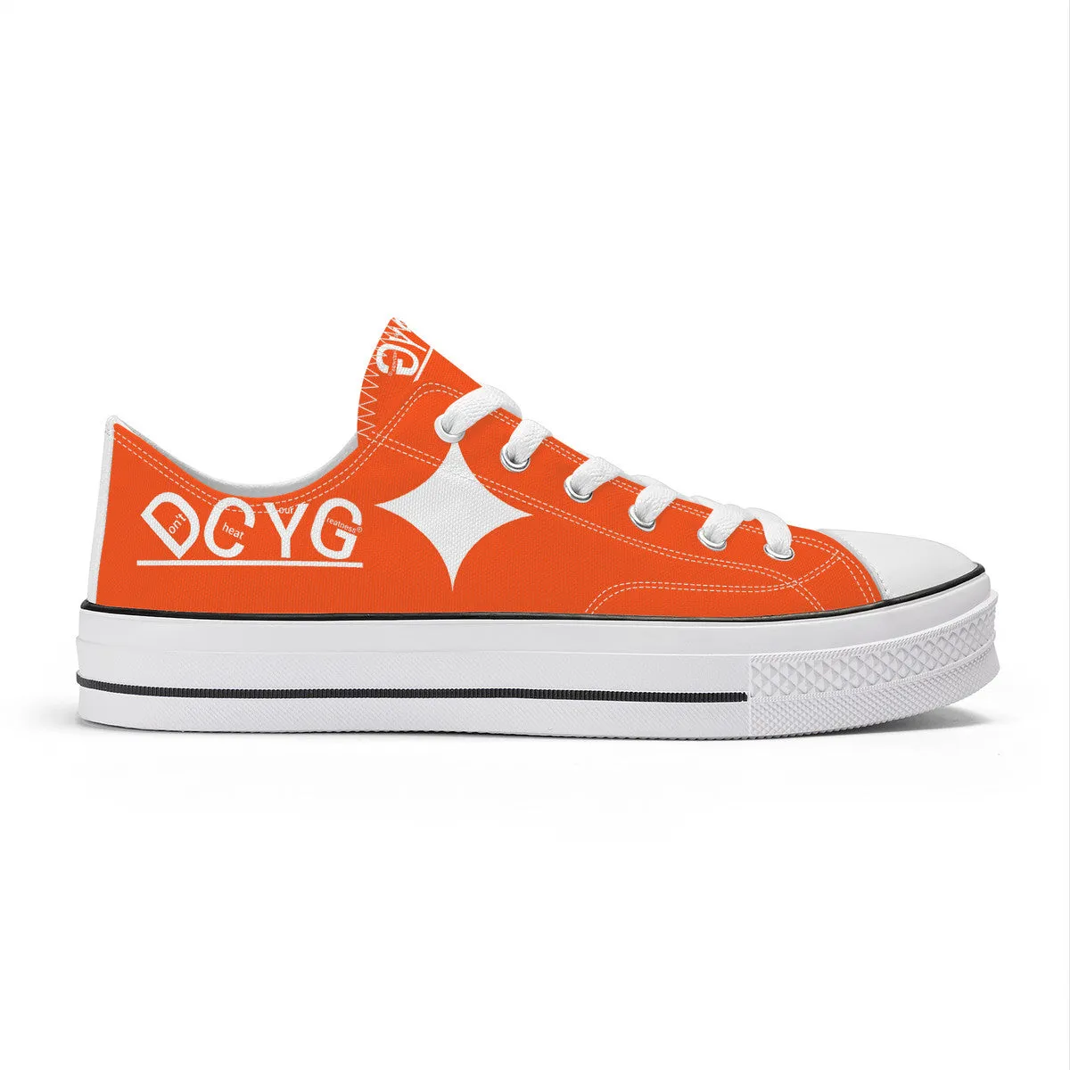 DCYG Xclusive Unisex Classic Low Top Canvas Shoes - White