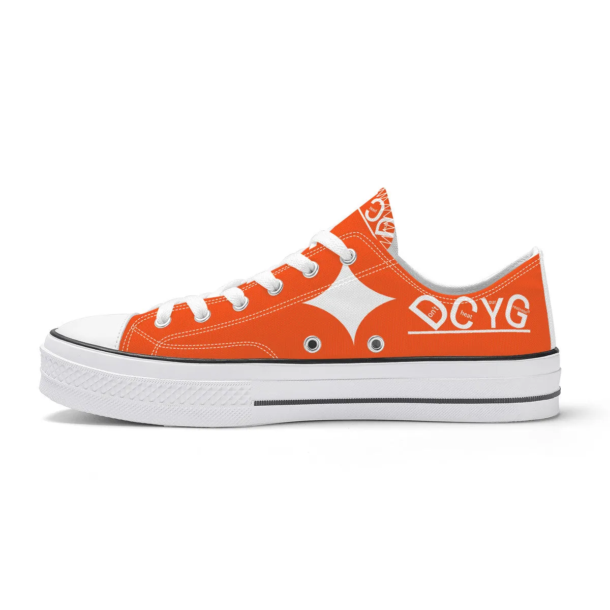 DCYG Xclusive Unisex Classic Low Top Canvas Shoes - White