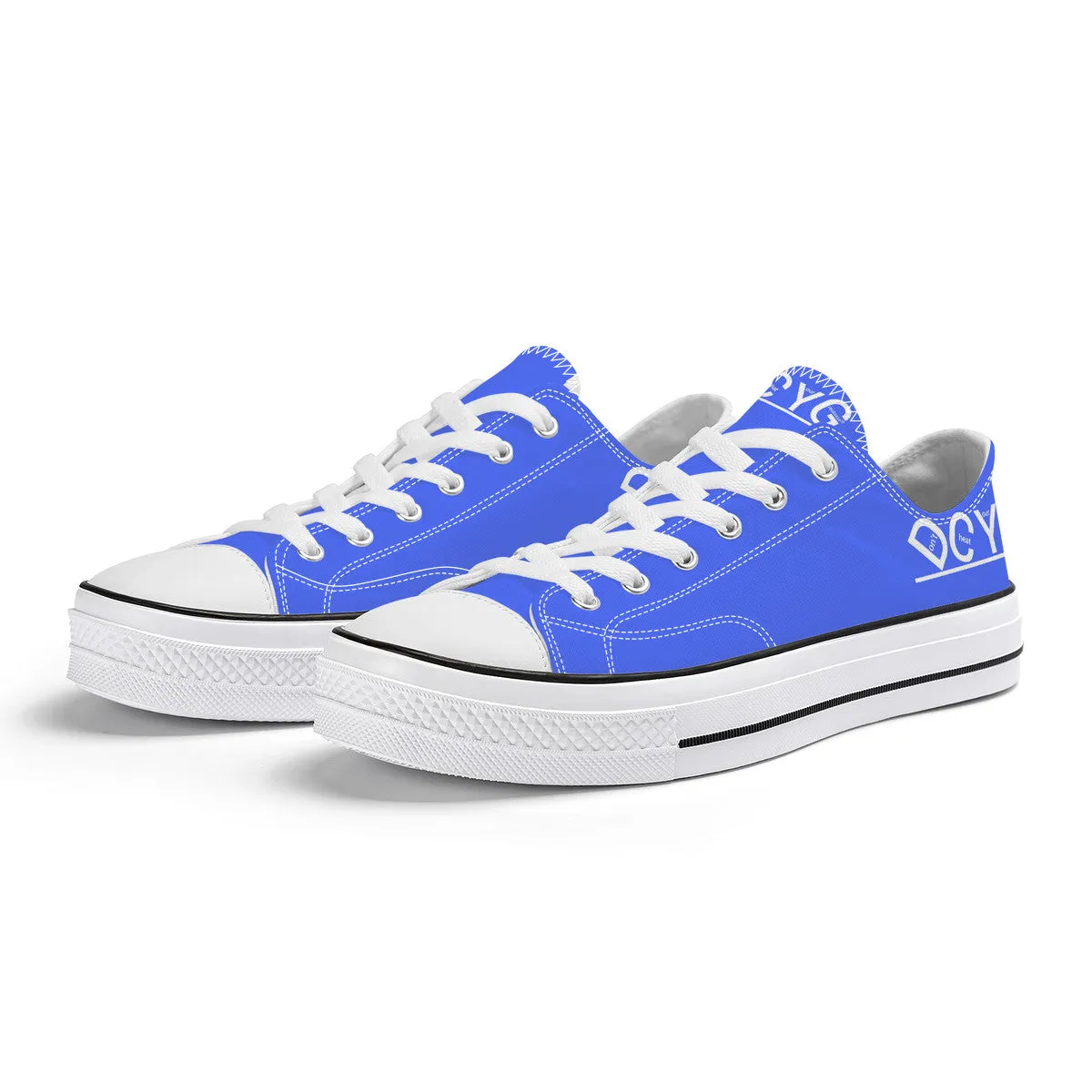 DCYG Xclusive Unisex Classic Low Top Canvas Shoes - White