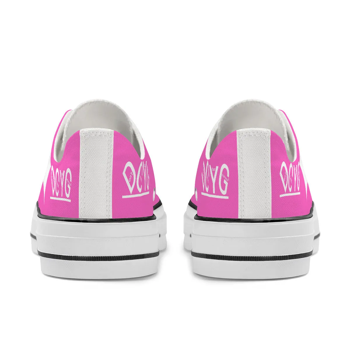 DCYG Xclusive Unisex Classic Low Top Canvas Shoes - White