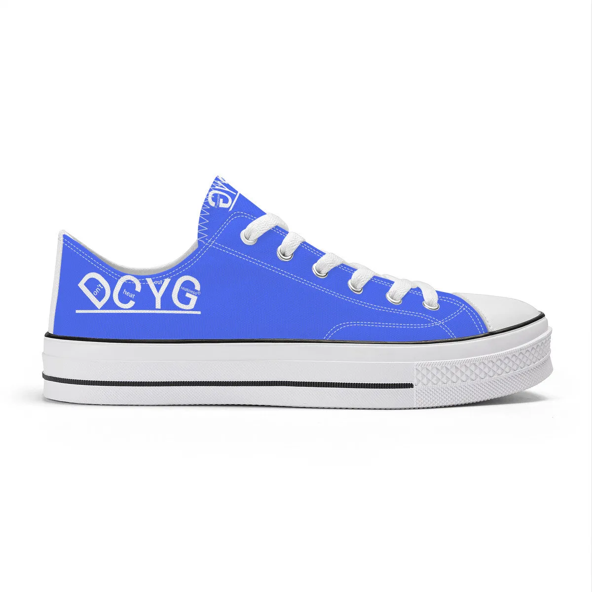DCYG Xclusive Unisex Classic Low Top Canvas Shoes - White