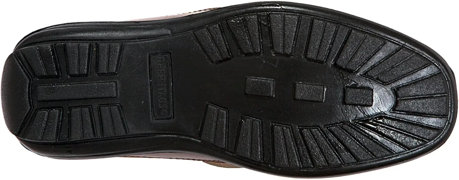 Deer Stags Boy's Booster Driving Moc Slip-On Loafer Flats Dress Shoes