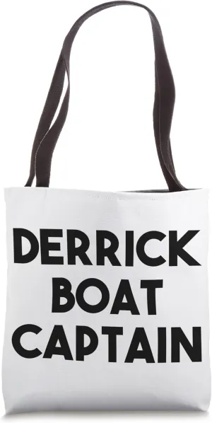 Derrick Boat Captain Tote Bag