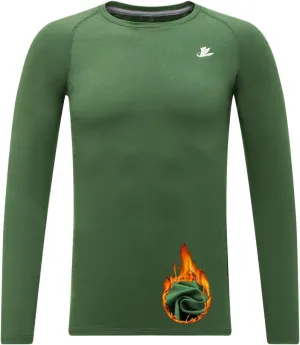 DEVOROPA Youth Boys Compression Thermal Shirt Long Sleeve Fleece Baselayer Soccer Baseball Undershirt