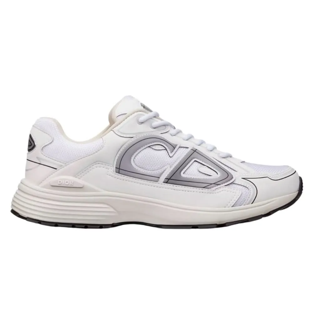 Dior B30 White Mesh And Technical Fabric Low Top Sneakers
