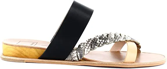 Dolce Vita Penelope Flat Sandals Snake Print