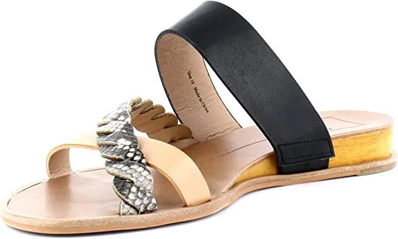 Dolce Vita Penelope Flat Sandals Snake Print