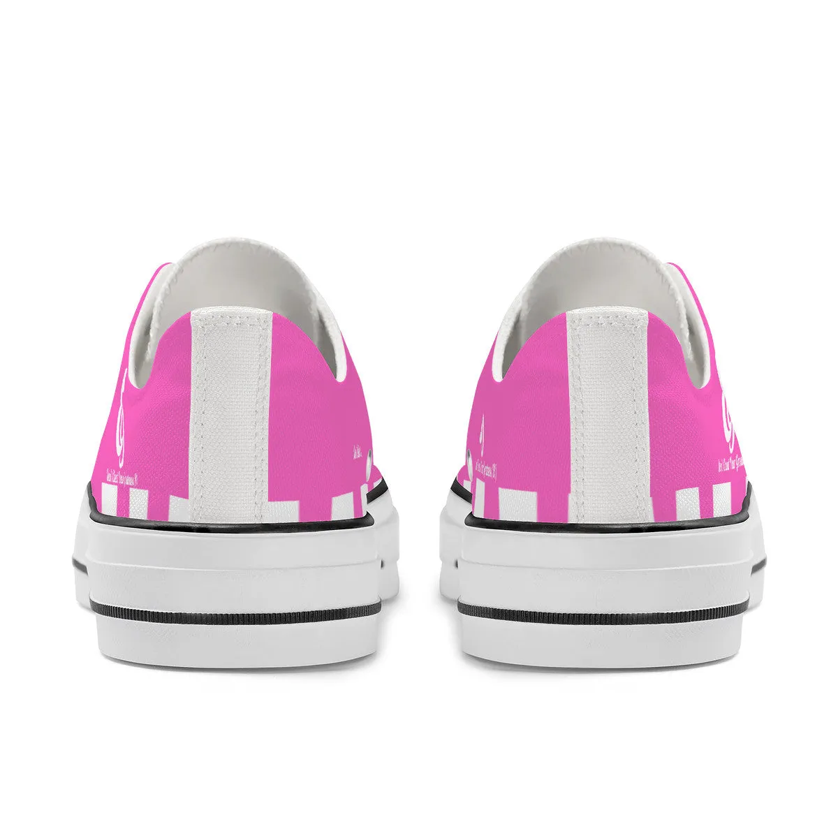 E9 Edition Unisex Classic Low Top Canvas Shoes - White