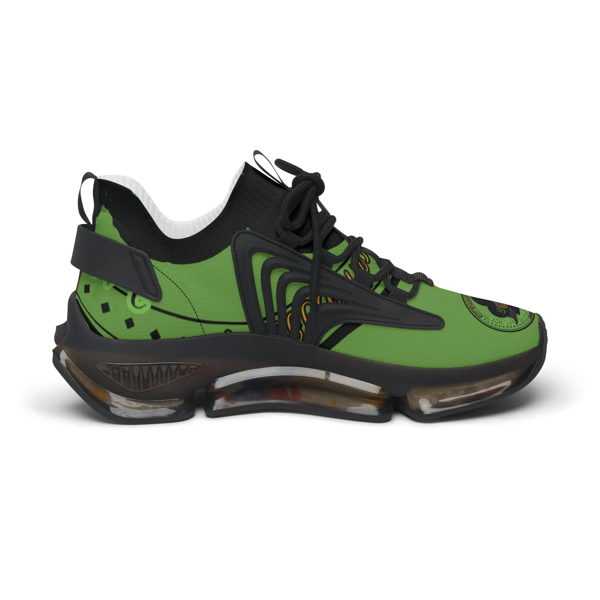 Eco-Friendly Women's Mesh Sneakers with Vibrant Green Design
