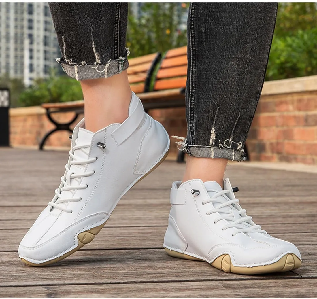 Explorer Waterproof Lightweight Unisex Outdoor Shoes for Hiking Camping & Driving Shoes High Top Chukka Boots Non-Slip Breathable Women&Men Italian Handmade Sports Shoe