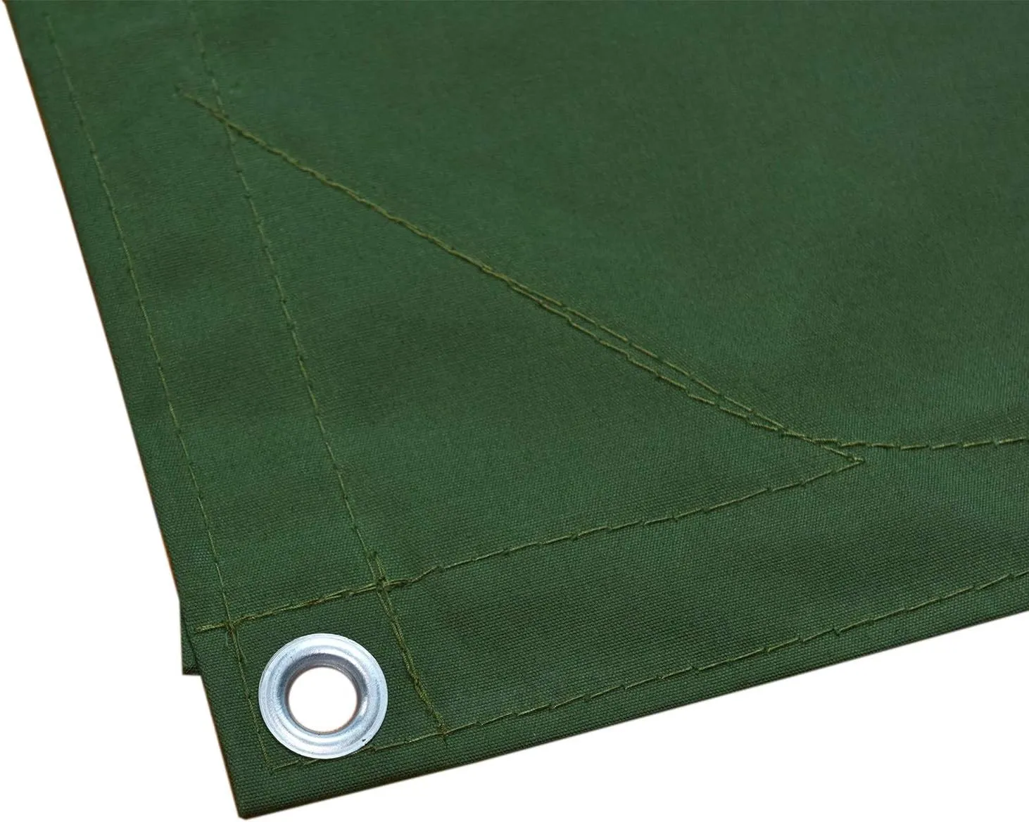F&J Outdoors Canvas Tarps Truck Tarp Water Resistant UV Resistant 10 OZ Heavy Duty Tarpaulin Cover for Car Boat Camping Firewood Woodpile, 8x10 Feet