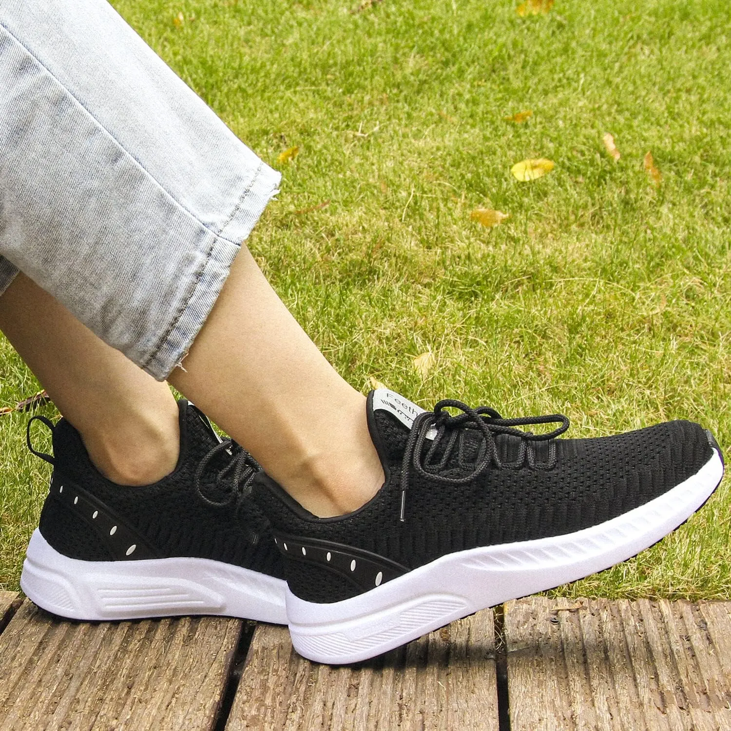 Feethit Women Tennis Running Shoes Walking Shoes Lightweight Casual Sneakers for Travel Gym Work Woman Waitress Nurse