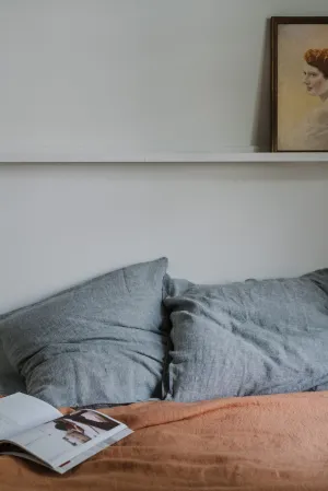 Fitted Sheet in Terracotta