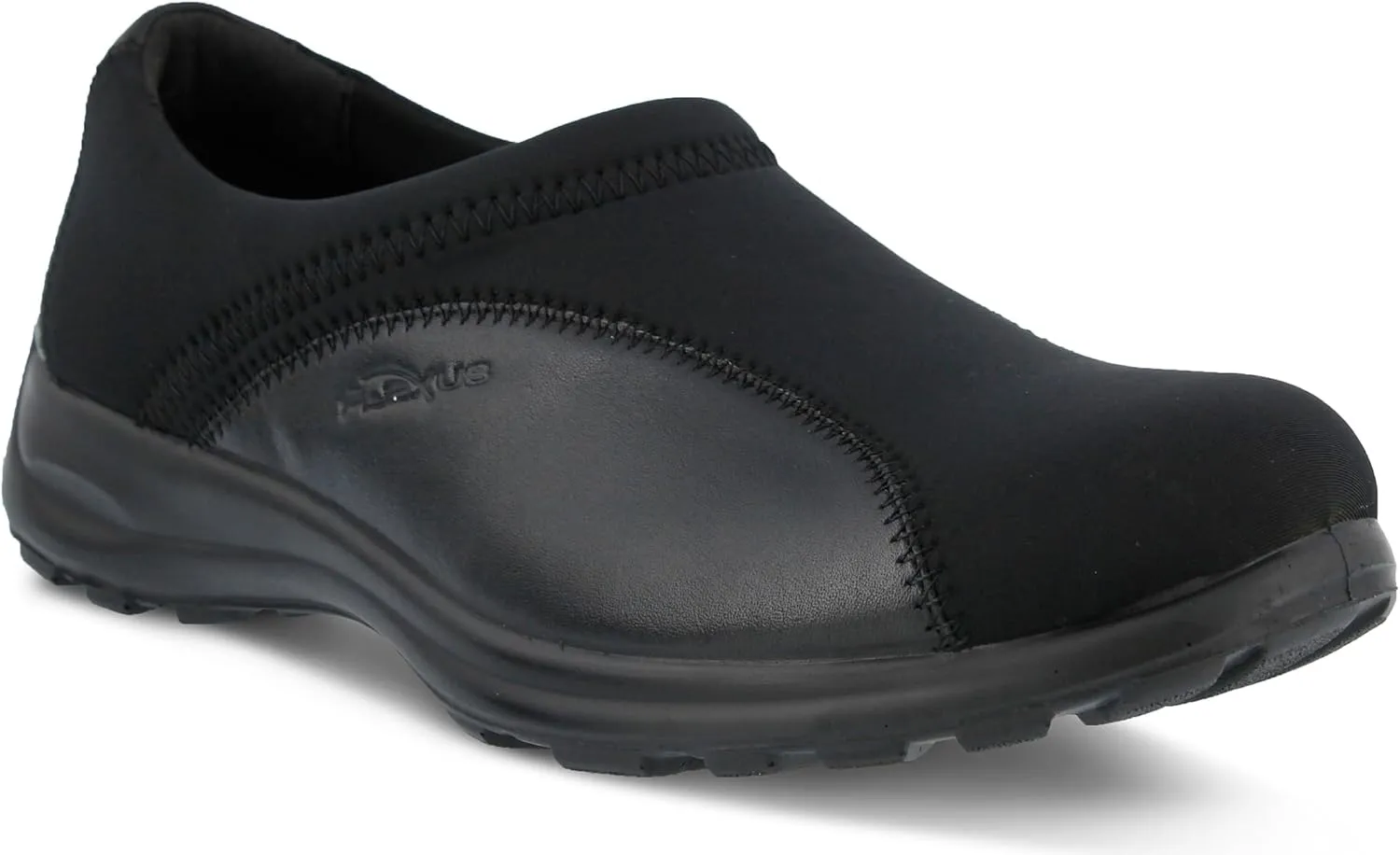 Flexus Spring Step Willow Flat Shoes for Women - Leather and Lycra Women's Slip-On Shoes - Ladies Casual Shoes for Work or Everyday Wear