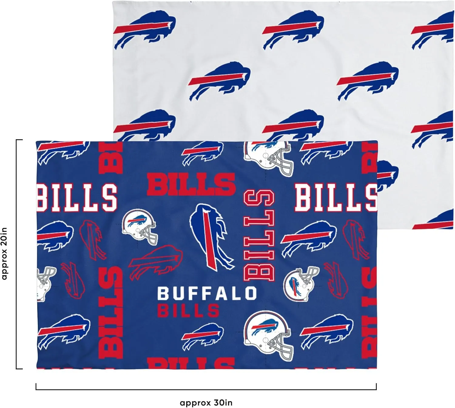 FOCO NFL Team Logo Bed in a Bag Comforter Sheets Pillow Cases Bedding 5-Piece Set