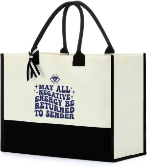 FORBIDDEN PAPER Retirement Gifts for Women Retirement Decorations Travel Gift Lake House Gifts Boat BeachTote Bag