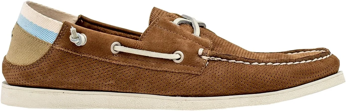 FROGG TOGGS Men's Leather Beach Haven Boat Shoe