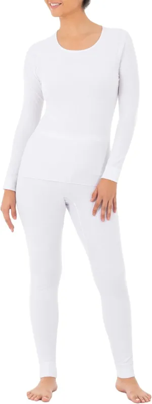 Fruit of the Loom Women's Micro Waffle Premium Thermal Set