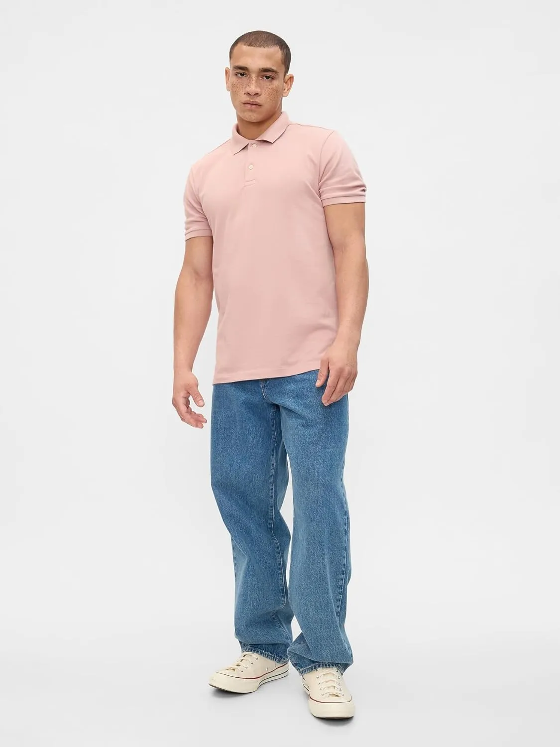 GAP Men's Stretch Pique Polo Shirt