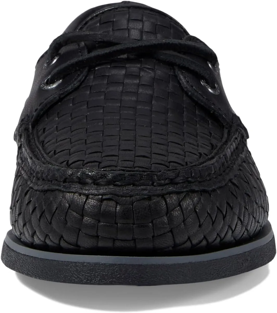 Gold Authentic Original 2-Eye Woven Boat Shoe
